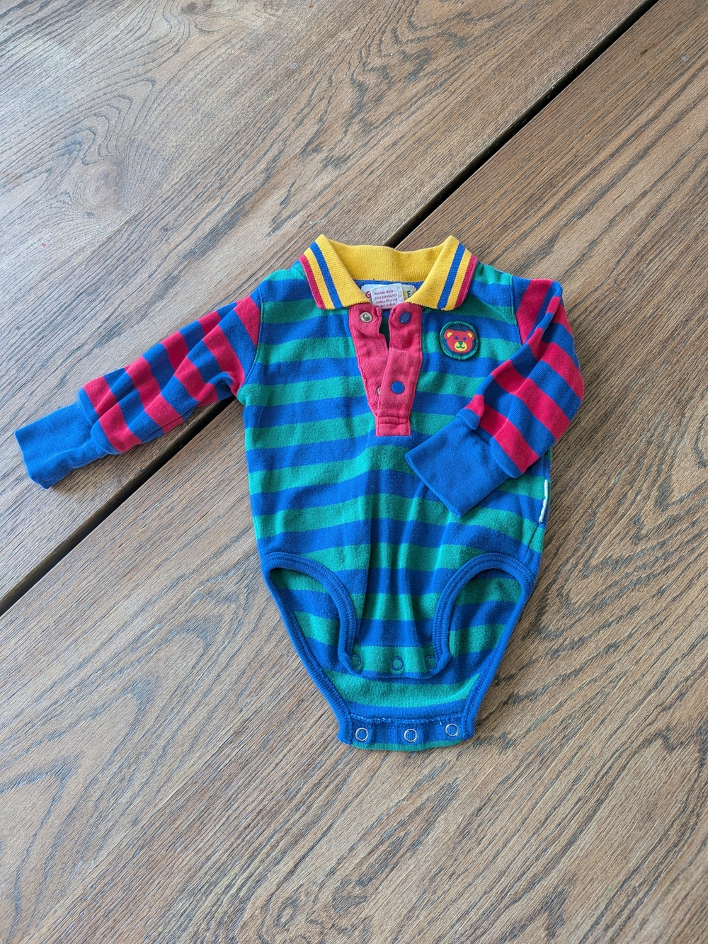 Vintage 90s Gymboree Rainbow Tag Newborn Long Sleeve